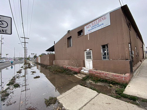former welding shop in National City