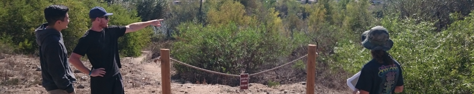 Students at Santee Lakes
